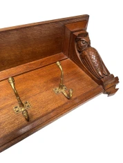 Arts & Crafts Wall Coat Rack by Kobus de Graaff, 1900s